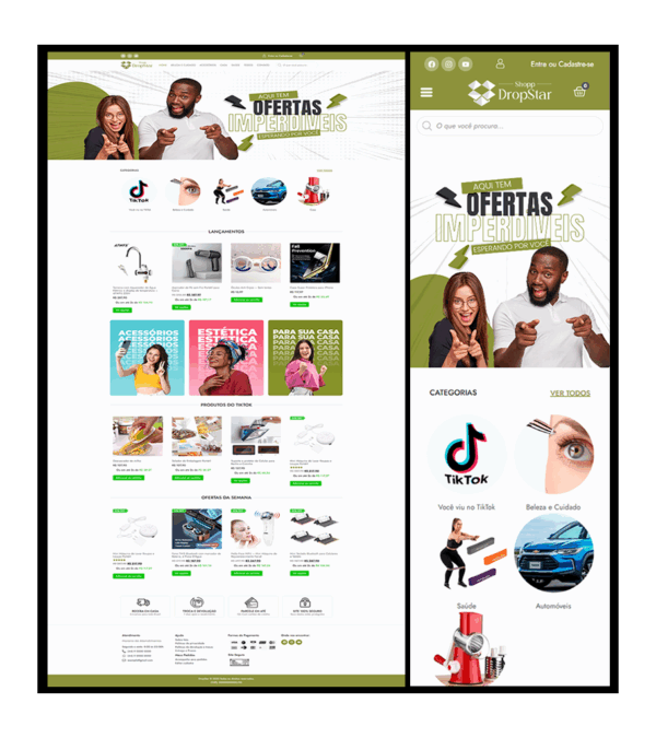 Loja Atualizada Dropshipping