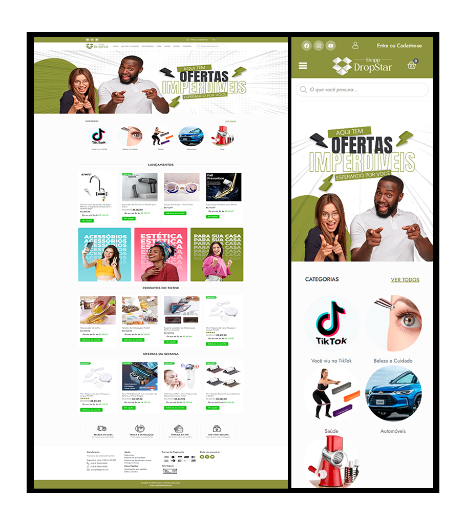 Loja Atualizada Dropshipping