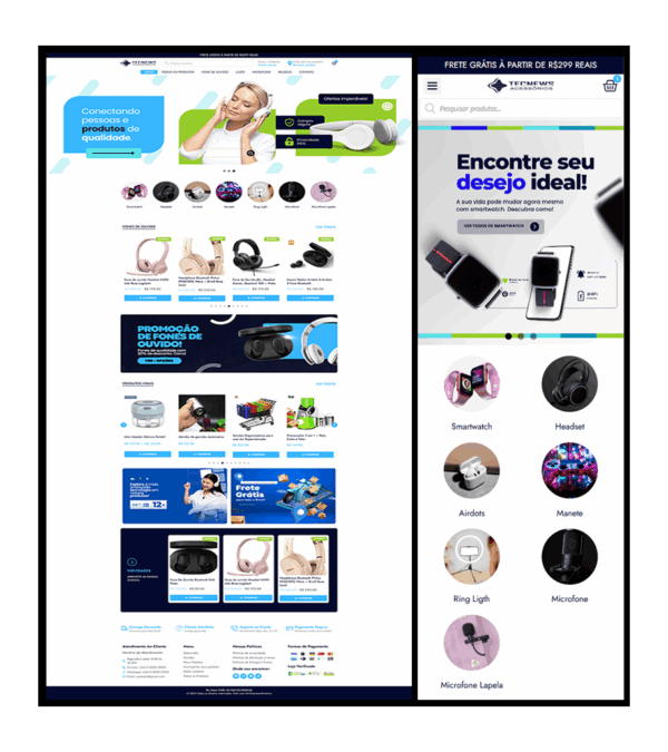 Loja Atualizada TecNews Eletrônicos