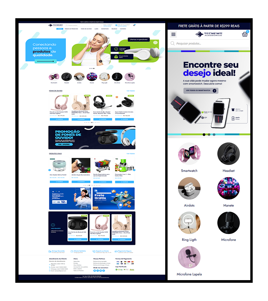 Loja Atualizada TecNews Eletrônicos